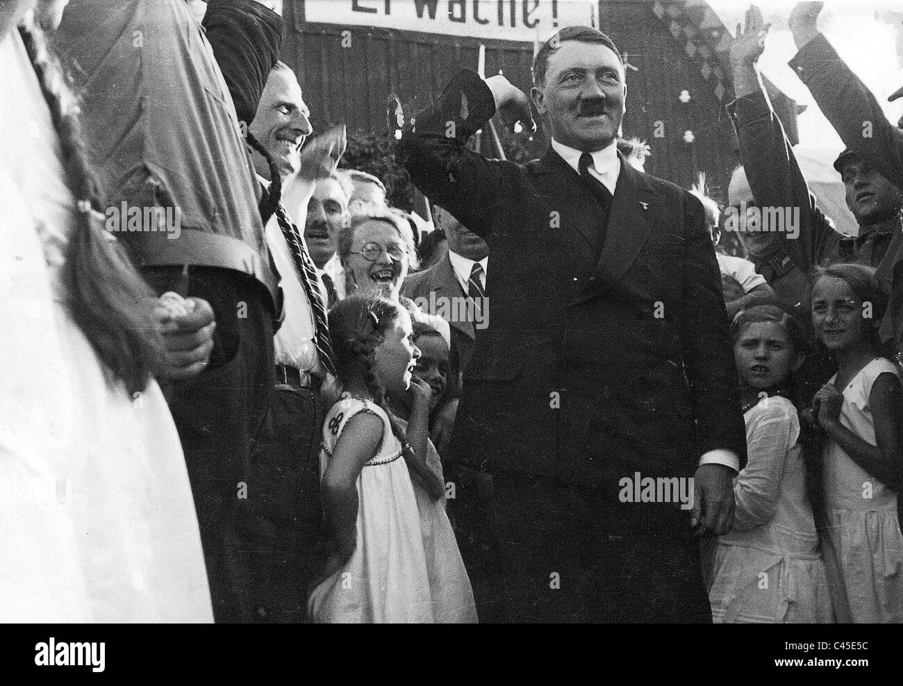 Hitler à Oberammergau, 1934 Banque D'Images