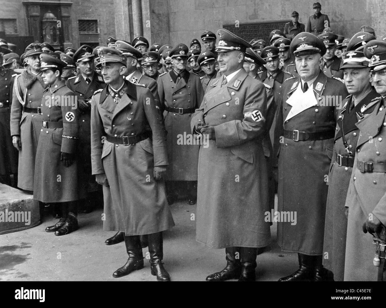 Munich en guerre en 1943 Banque D'Images