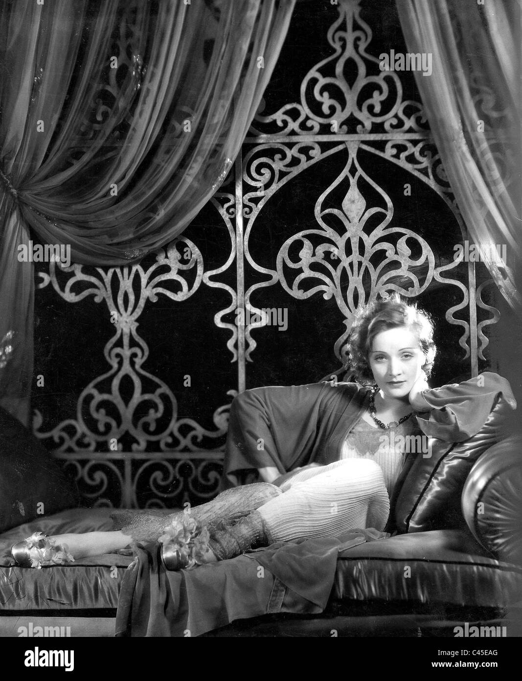 Marlene Dietrich, 1934 Banque D'Images