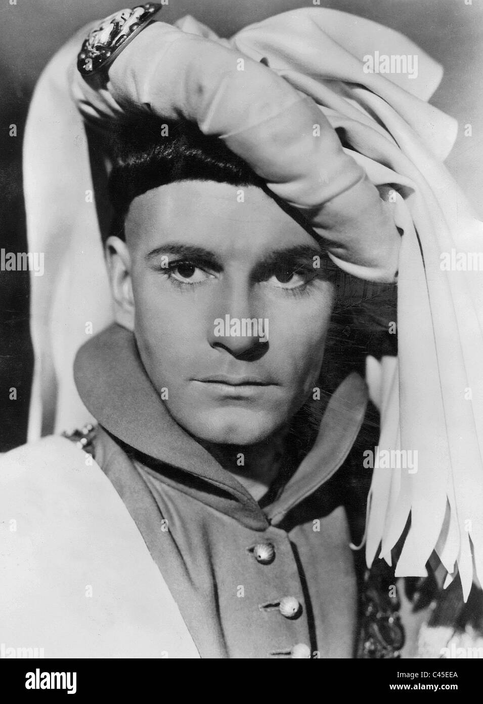 Laurence Olivier dans "Henry V", 1944 Banque D'Images