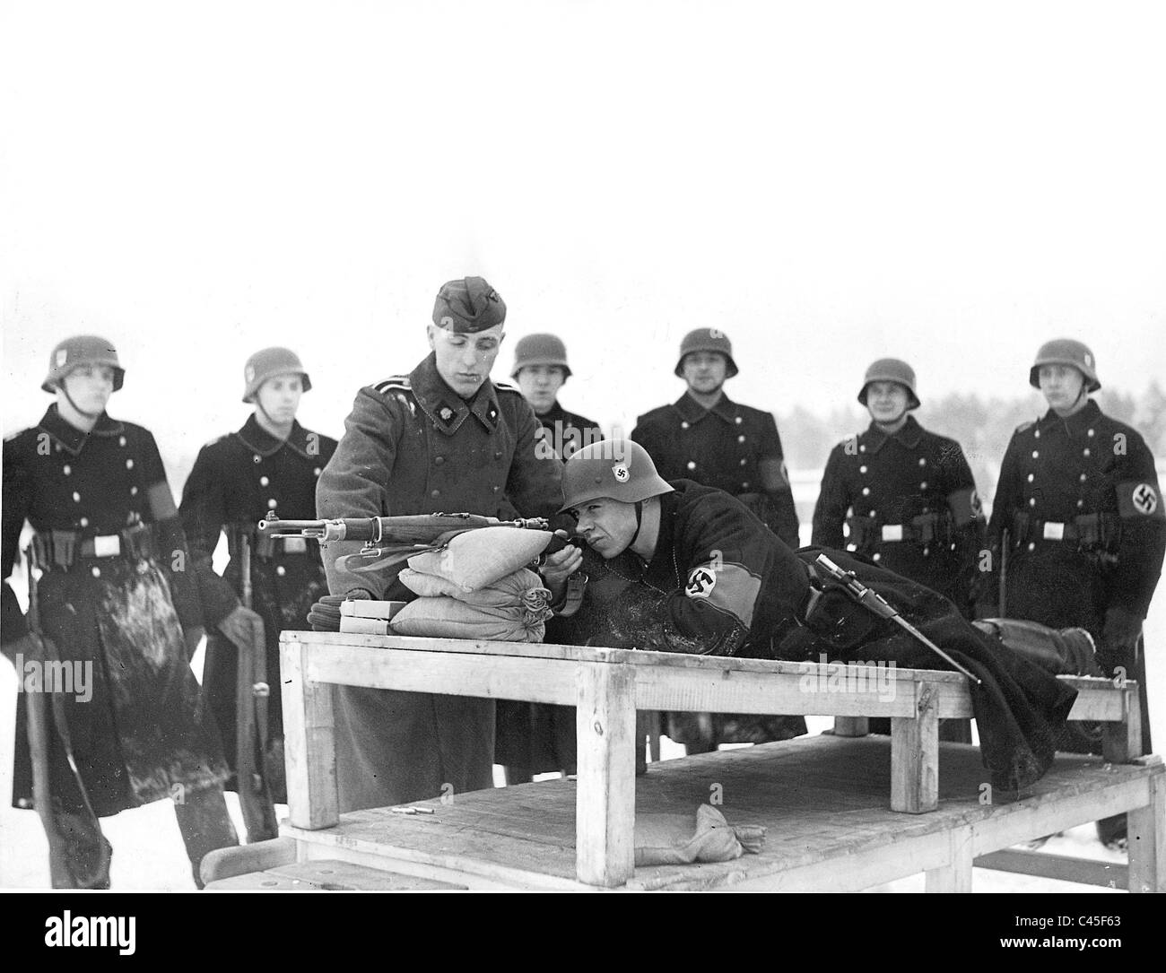 La formation militaire de la SS, 1940 Banque D'Images