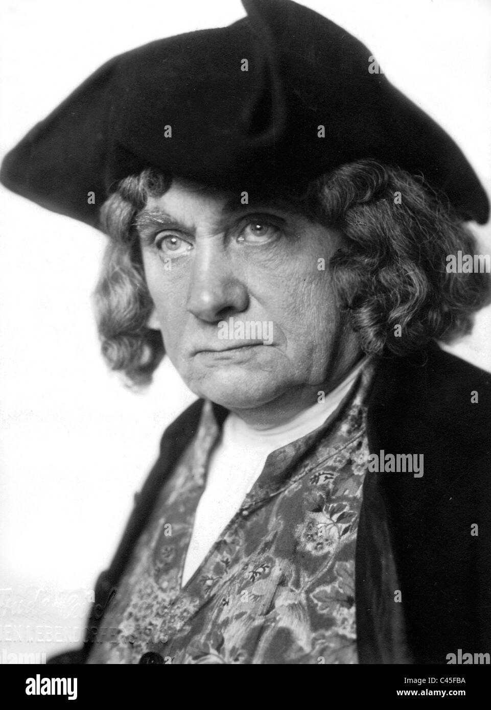 Hugo Thimig, acteur autrichien (1845-1944), dans "l'Intrigue et l'amour' Banque D'Images