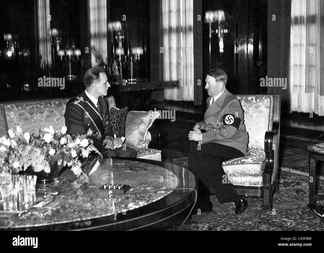 Gregor Grafencu avec Adolf Hitler Banque D'Images