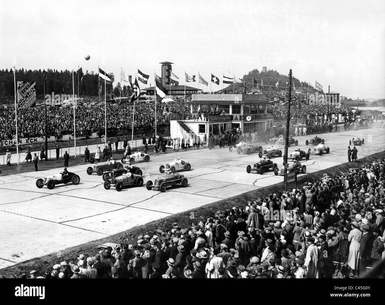 Nuerburgring, 1934 Banque D'Images