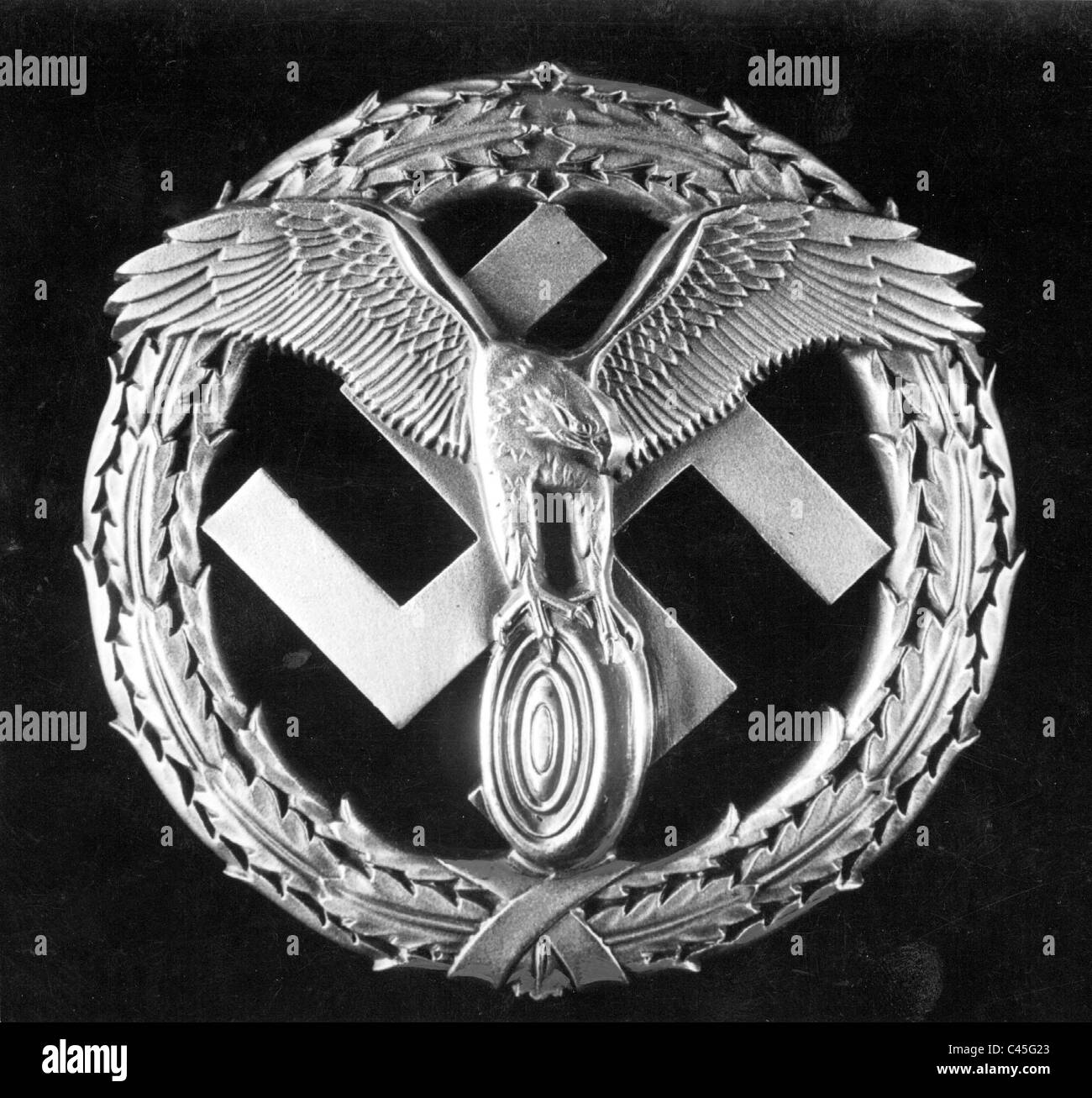 Reich Eagle avec croix gammée, 1934 Banque D'Images