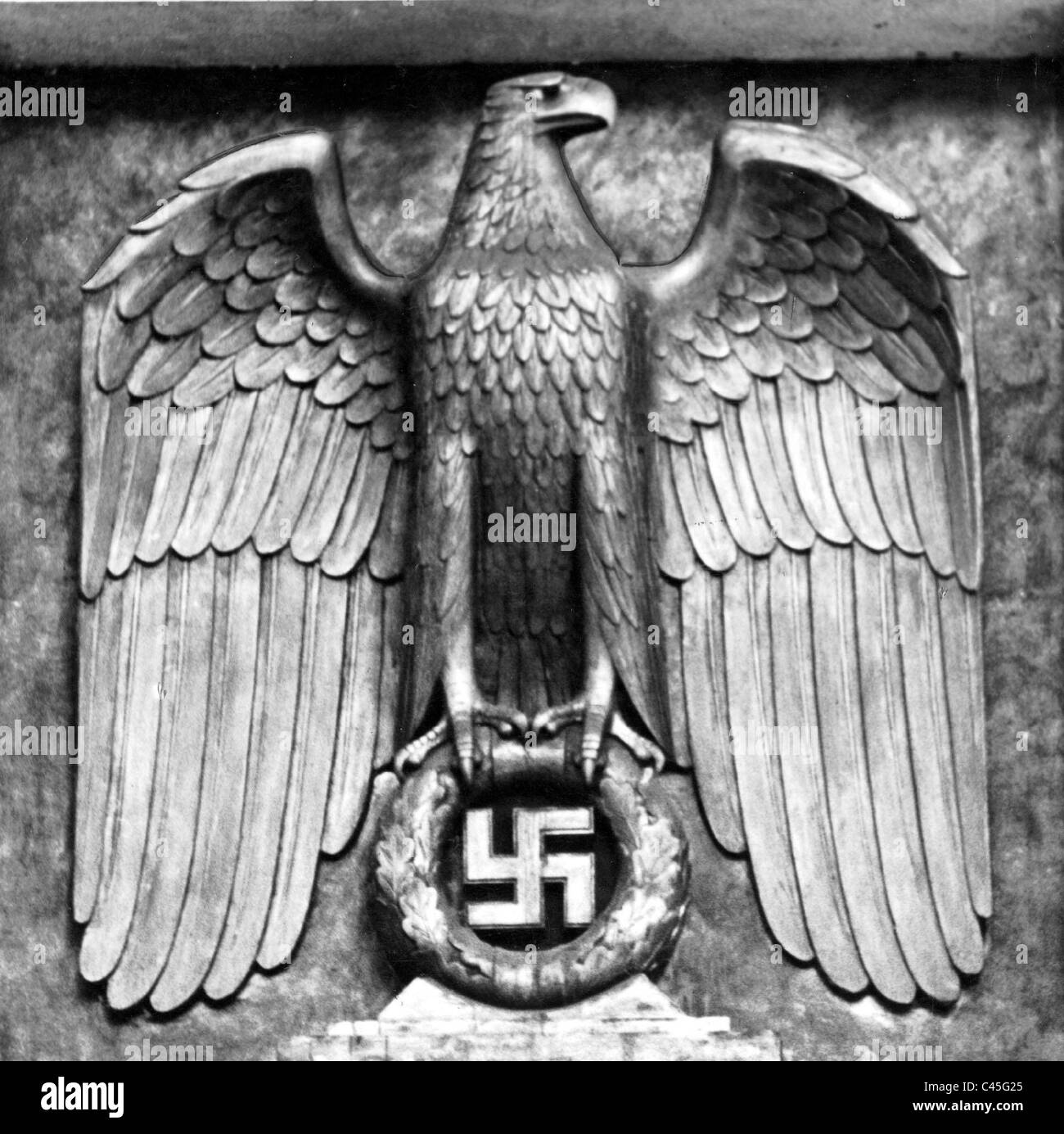 Reich Eagle avec croix gammée, 1934 Banque D'Images