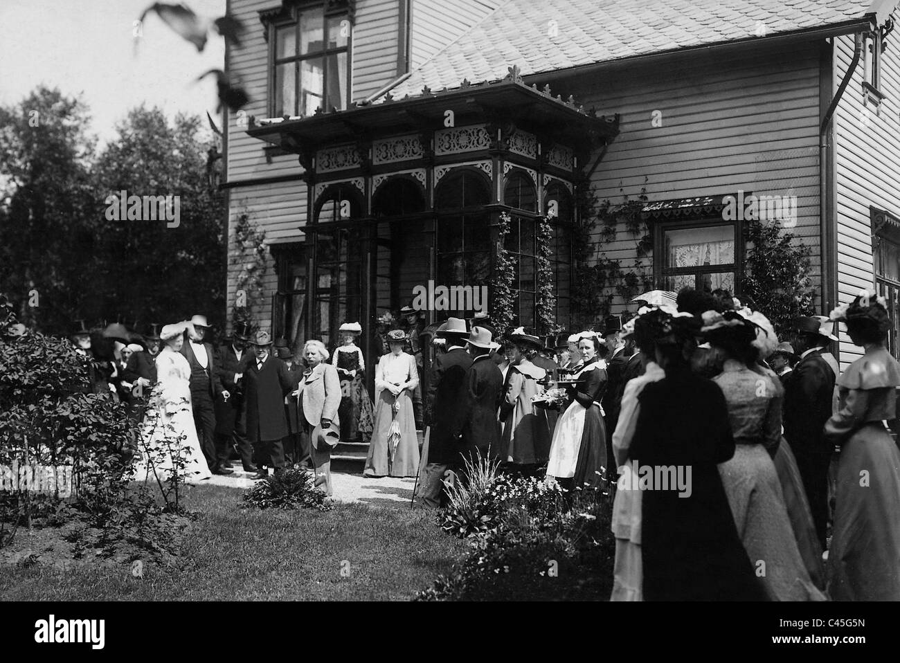 60. Anniversaire d'Edvard Grieg à Bergen, 1903 Banque D'Images