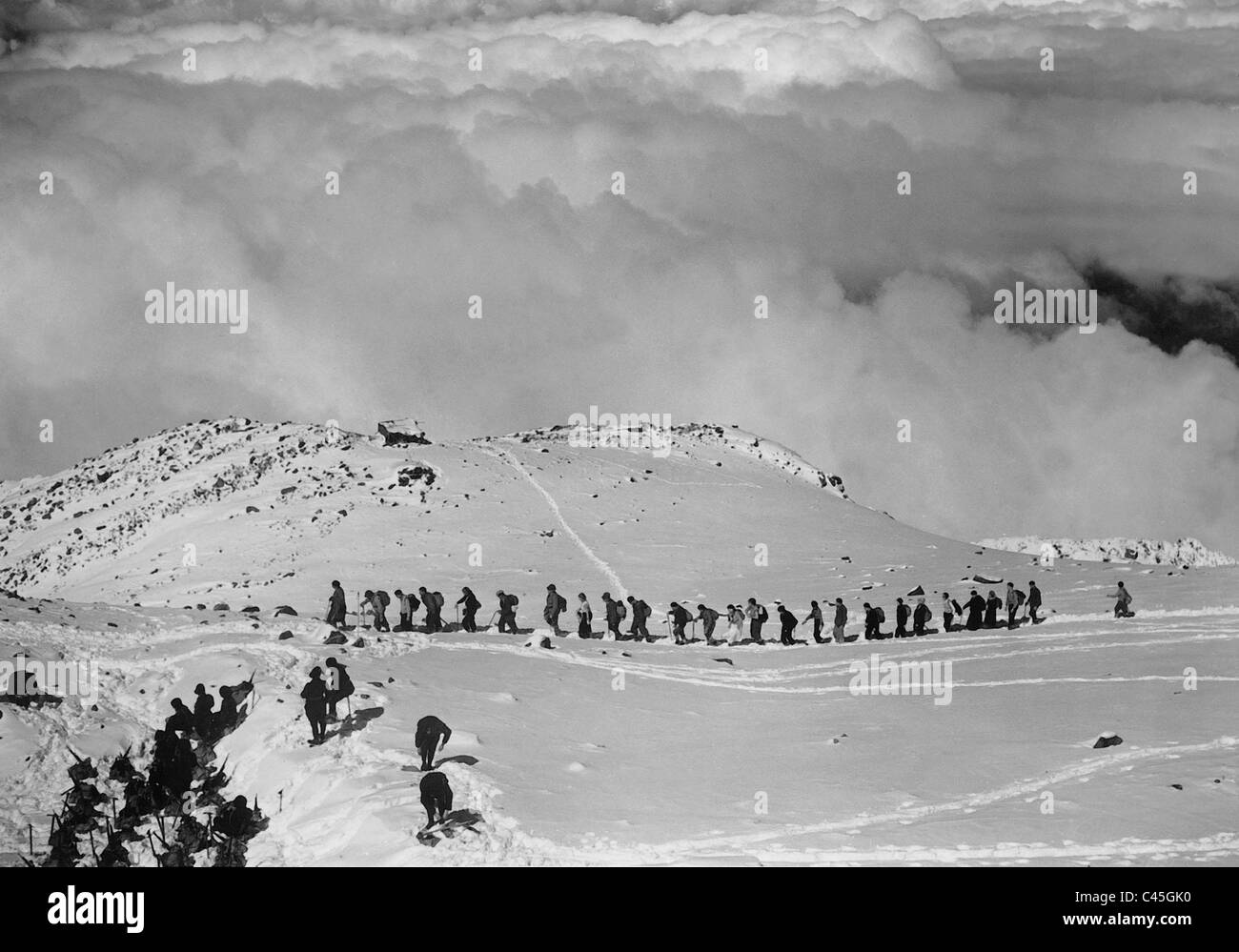 Ascension de la tête rousse, 1934 Banque D'Images
