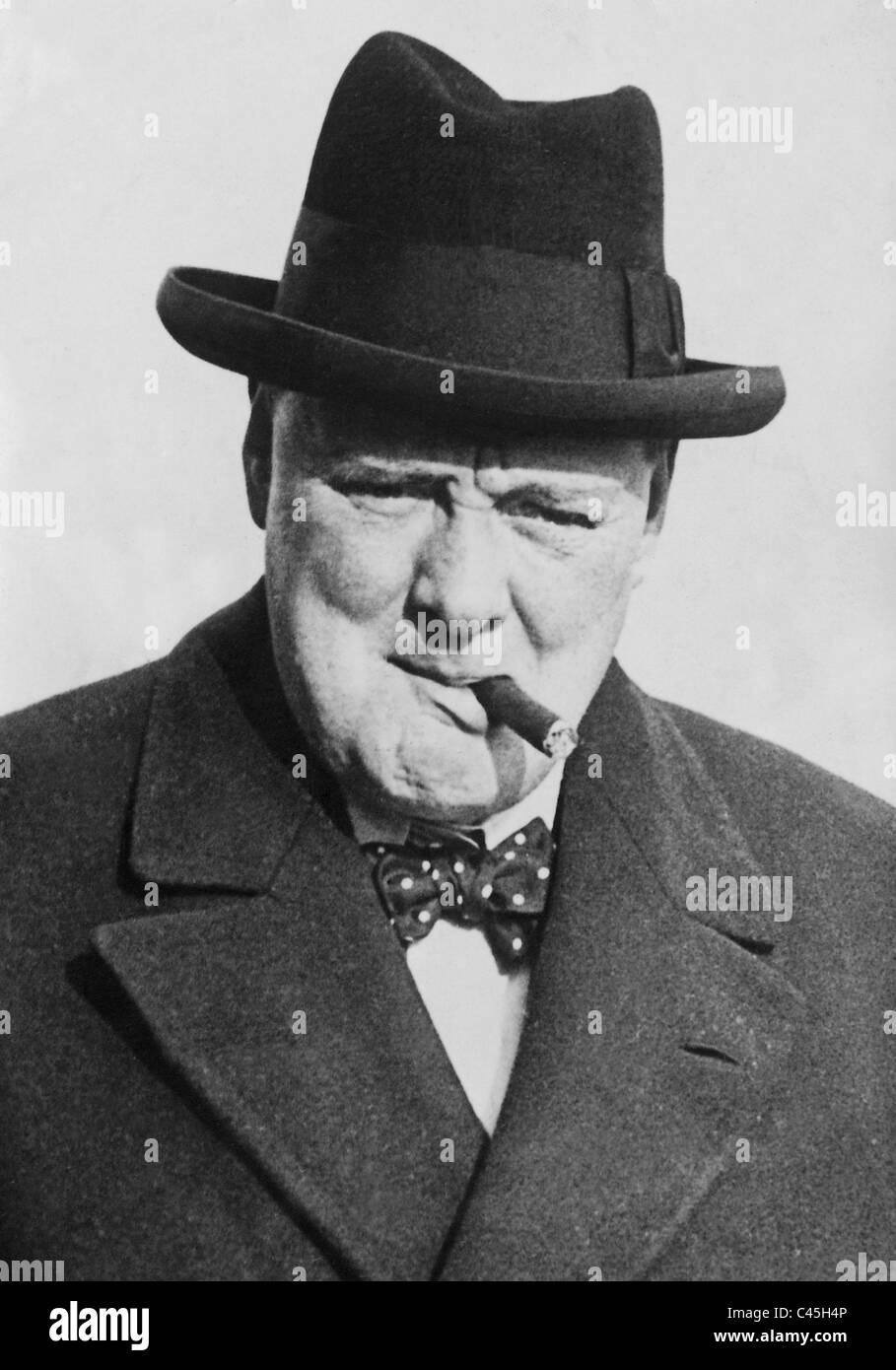 Winston Churchill, 1932 Banque D'Images