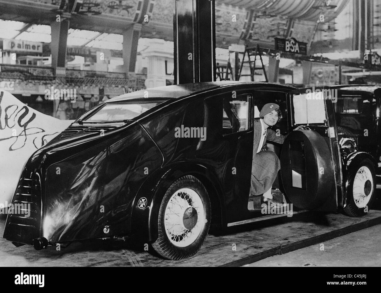 Crossley dans un salon de l'automobile, 1933 Banque D'Images