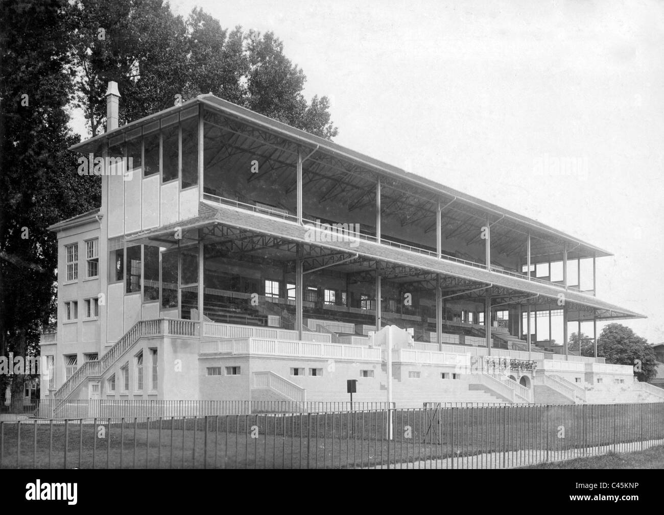Race Track à Iffezheim. 1912 Banque D'Images