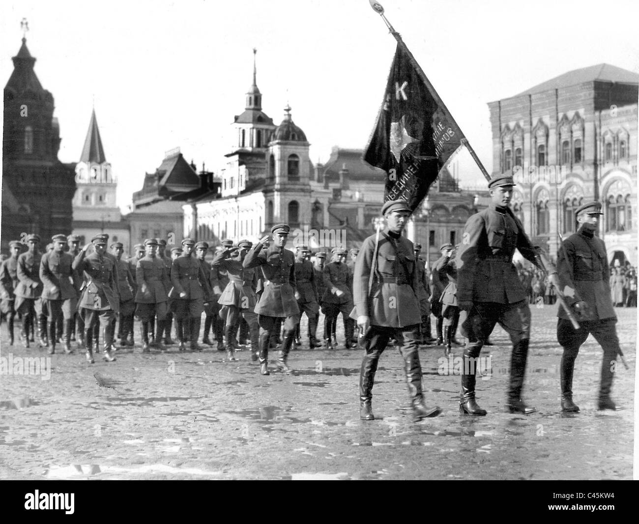 Défilé de l'Armée Rouge 1926 Banque D'Images