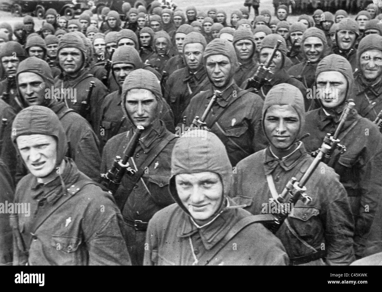 Les parachutistes de l'Armée Rouge 1934/35 Banque D'Images