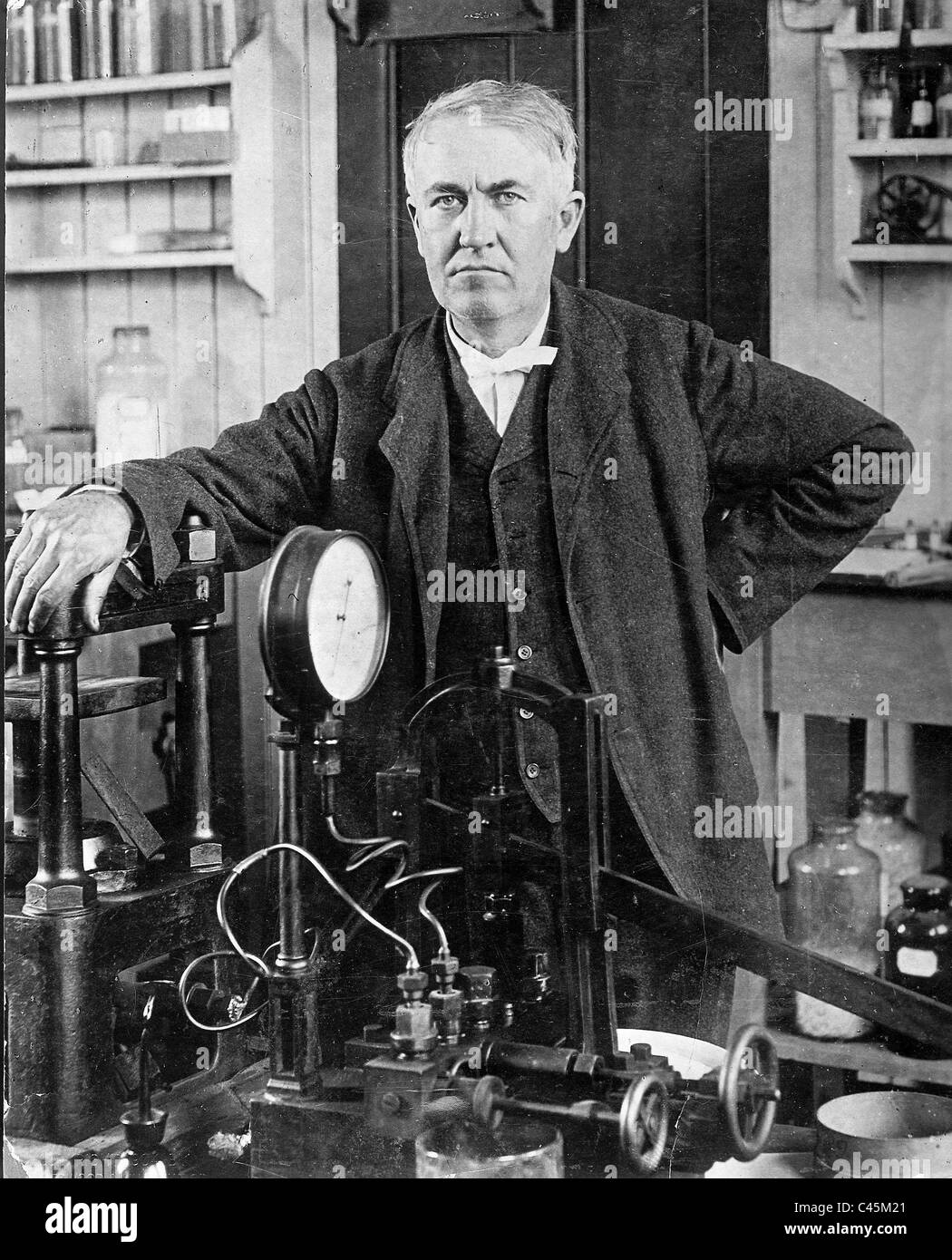 Thomas Alva Edison Banque D'Images