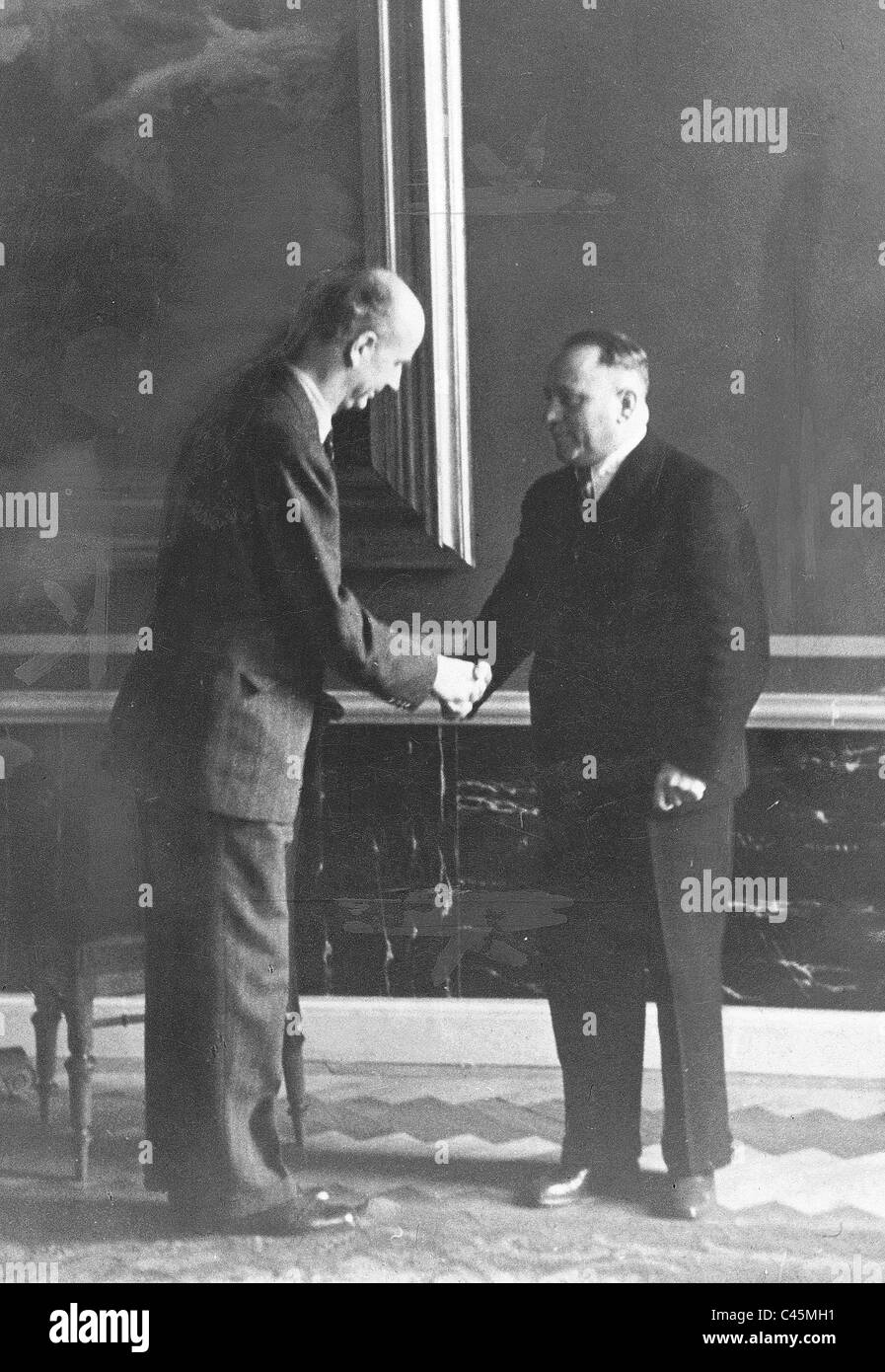 Wilhelm Furtwaengler et Josef Buerckel, 1939 Banque D'Images