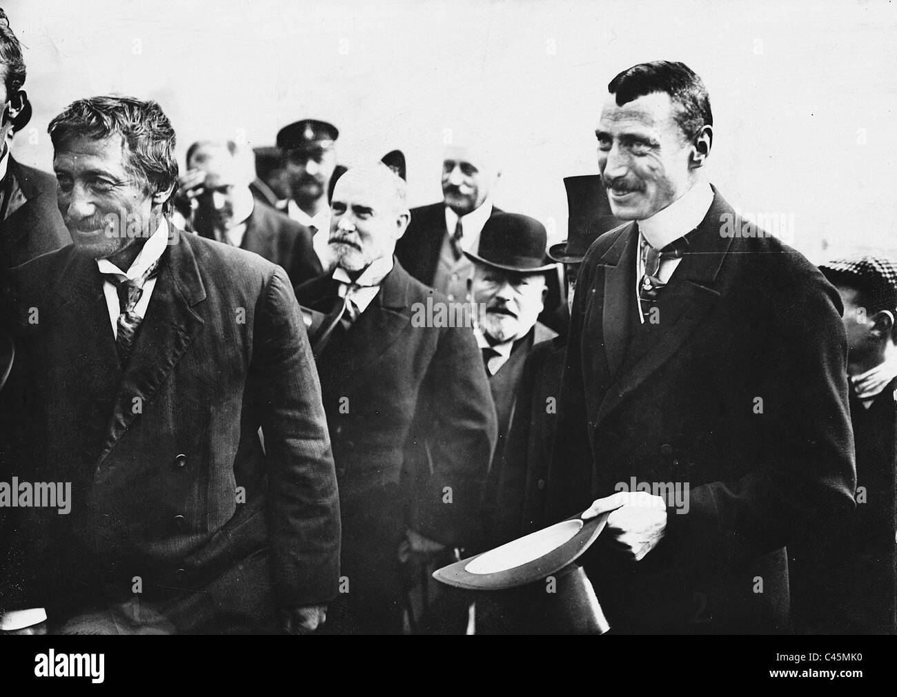 Frederick Cook avec le Prince Christian de Danemark Banque D'Images