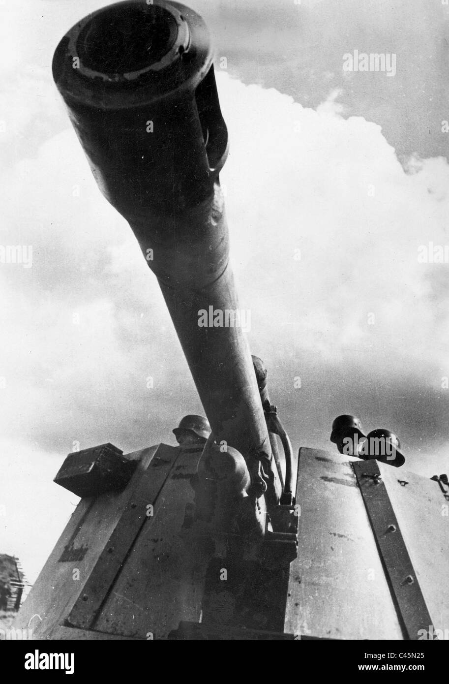 L'artillerie allemande 'canon automoteur Wespe' (''), 1944 Banque D'Images