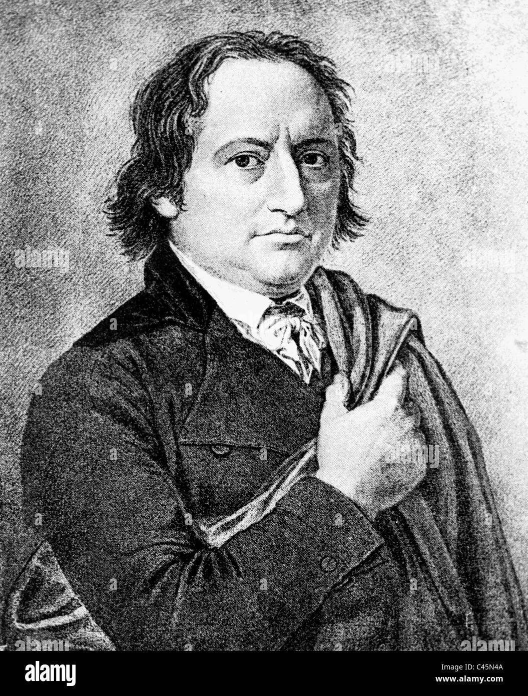 Johann Wolfgang von Goethe, 1800 Banque D'Images