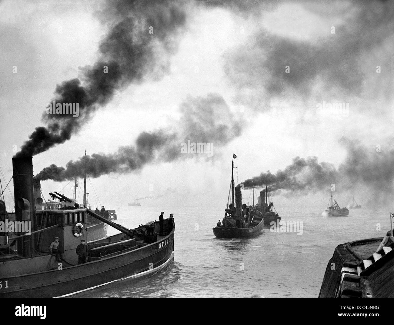 La flotte de pêche, 1936 Banque D'Images