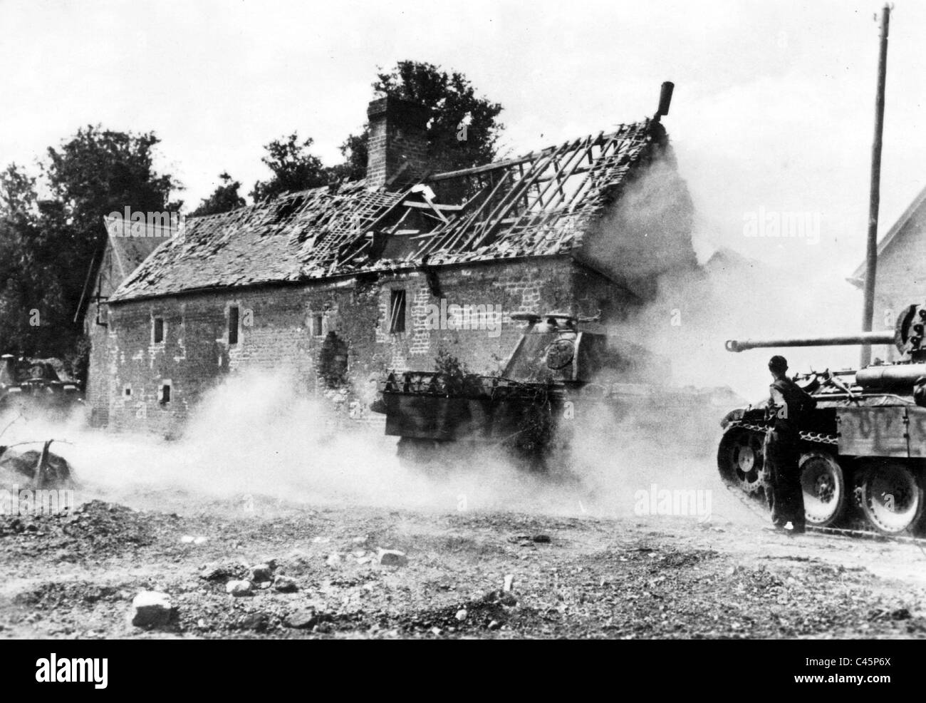 Panzer V 'Panther' près de Tilly, 1944 Banque D'Images
