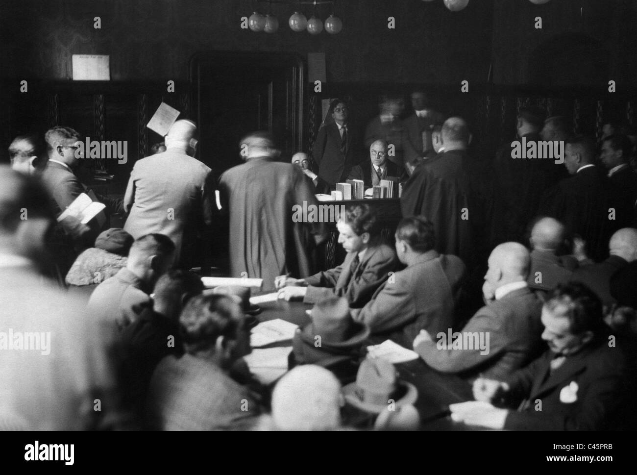 Procès de Hugo Stinnes Jr., 1931 Banque D'Images