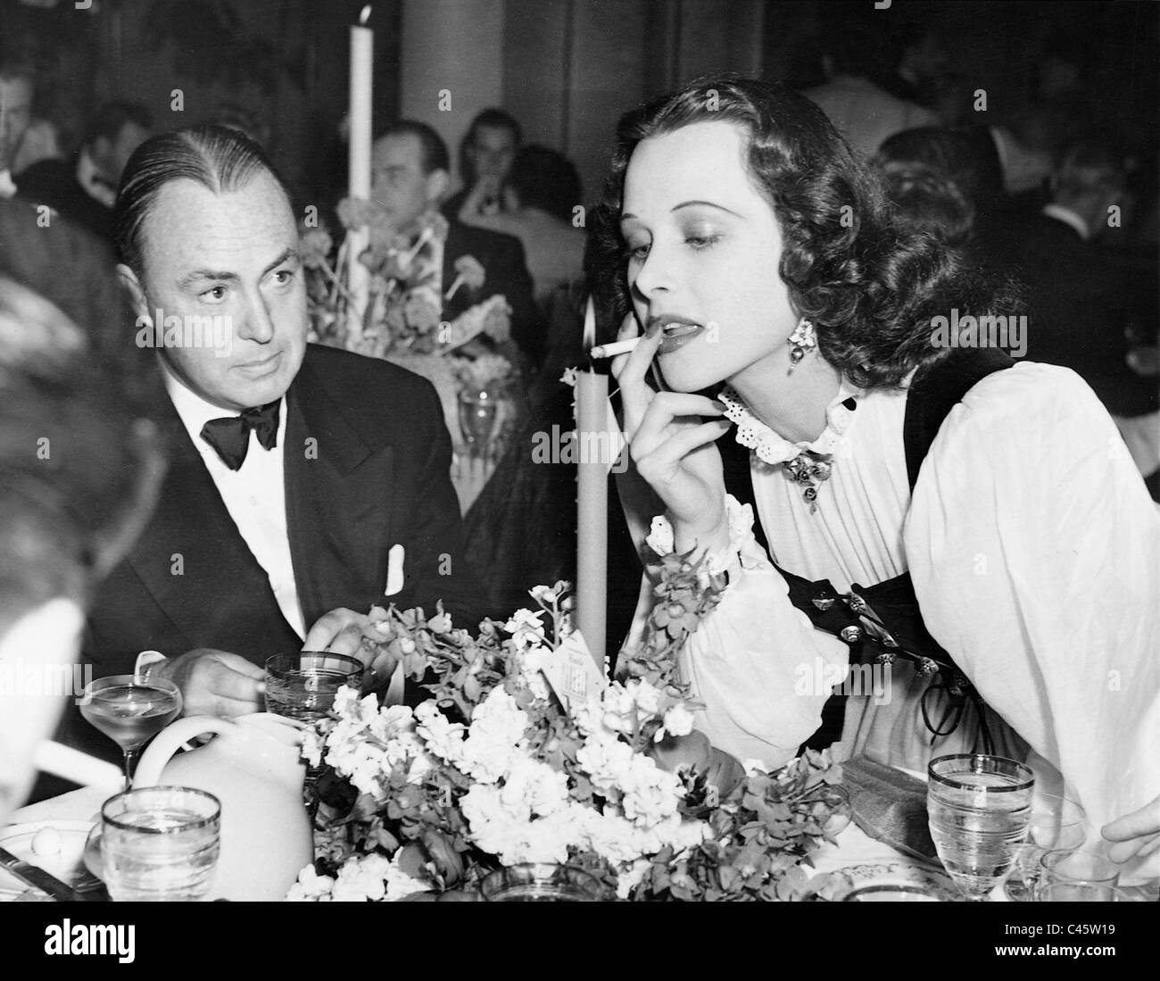 Gene Markey et Hedy Lamarr, 1939 Banque D'Images