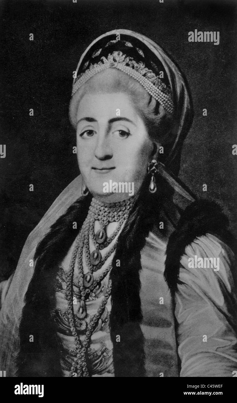 La Grande Catherine de Russie Banque D'Images