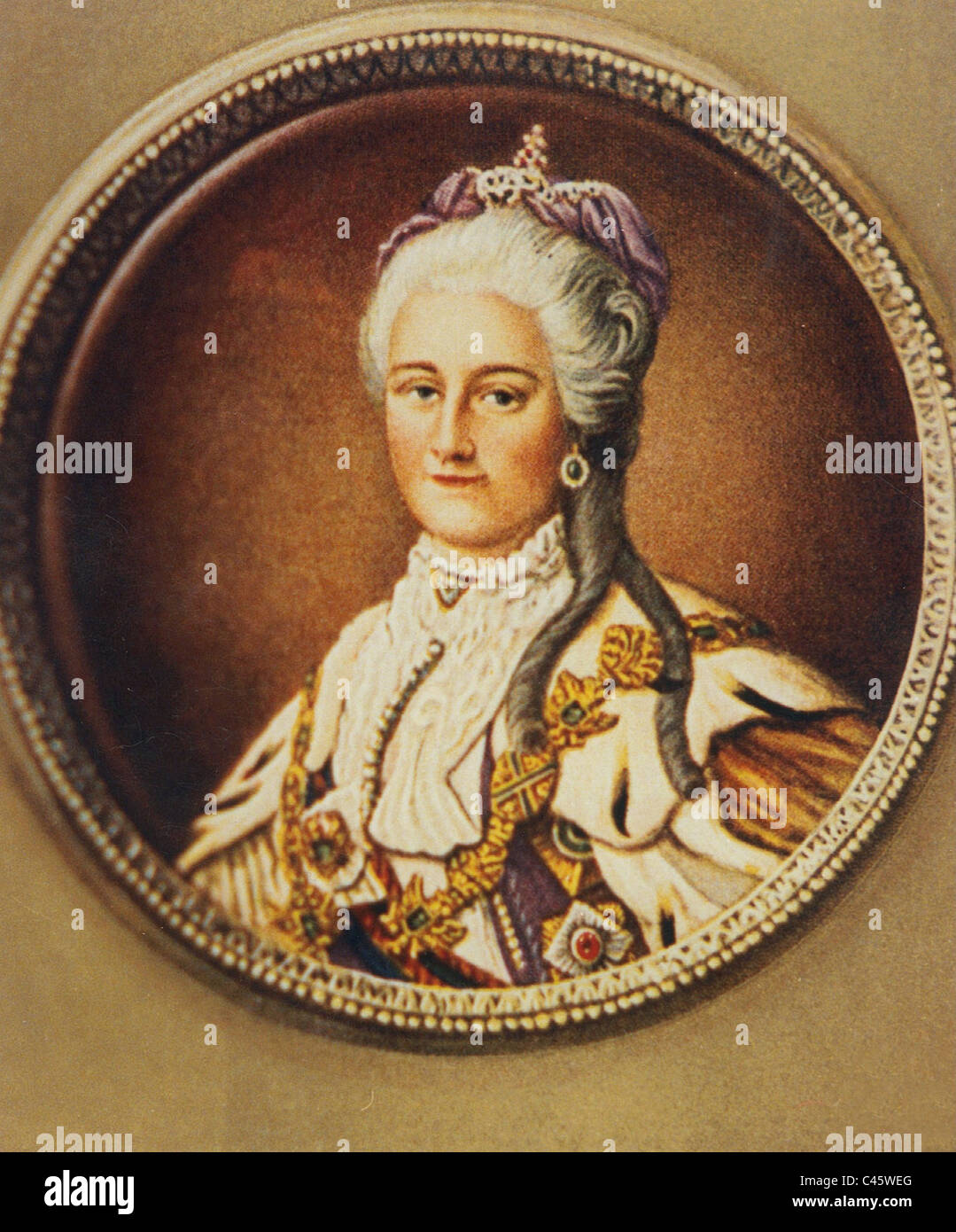 La Grande Catherine de Russie Banque D'Images