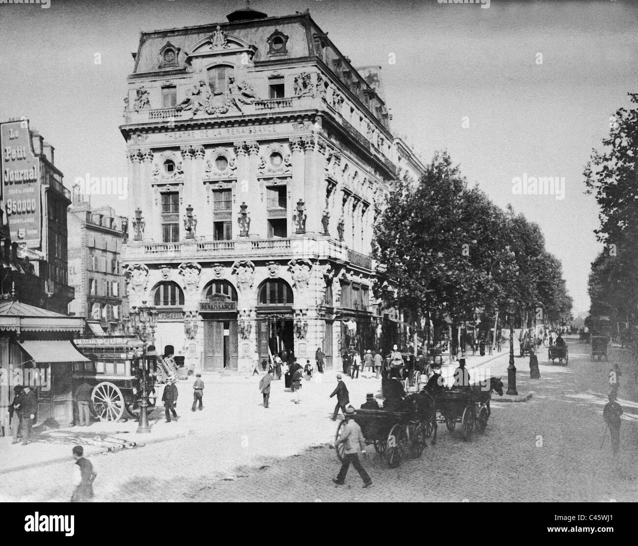 Théâtre de la Renaissance à Paris, 1899 Banque D'Images