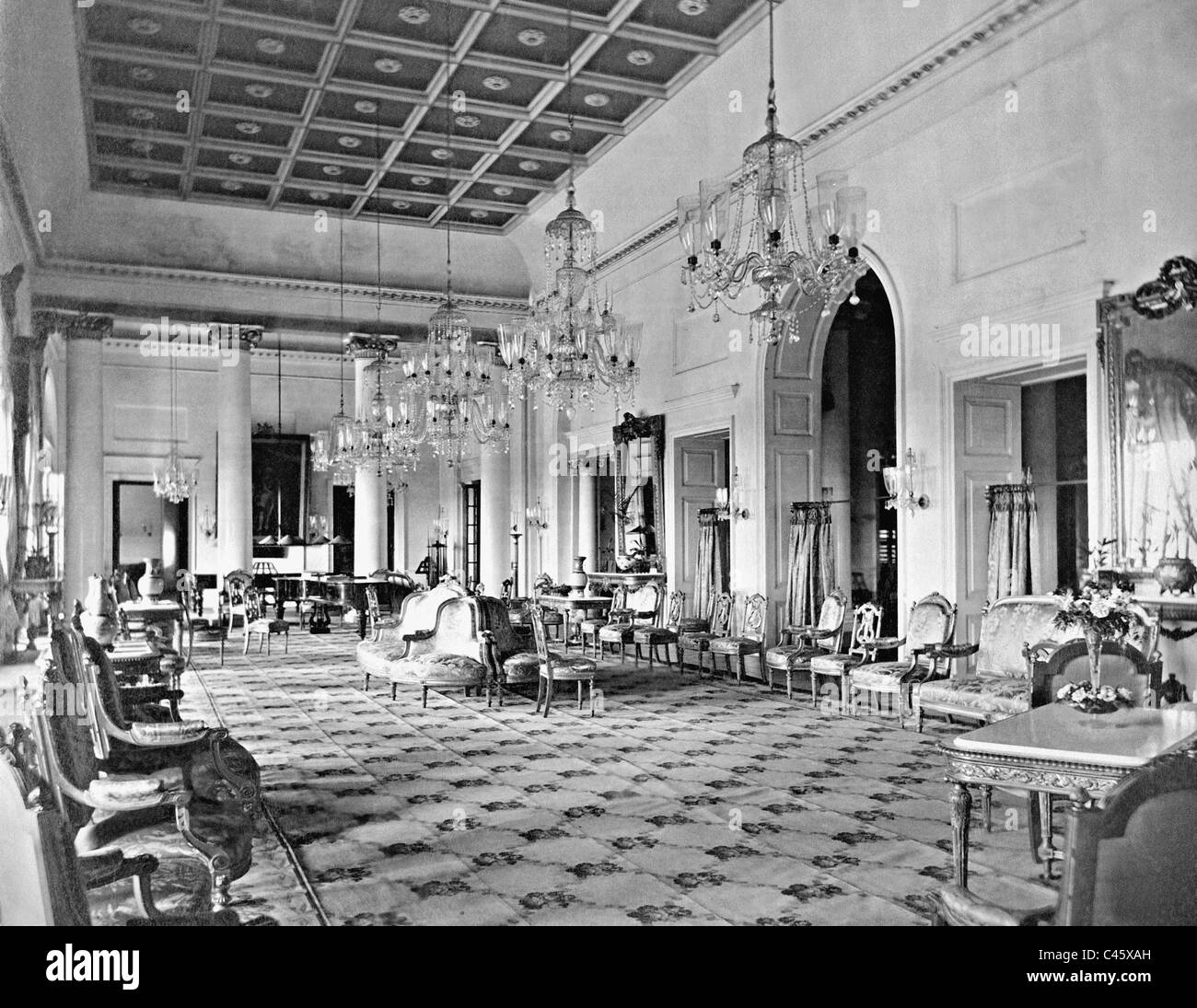 Palais du vice-roi à Calcutta Banque D'Images