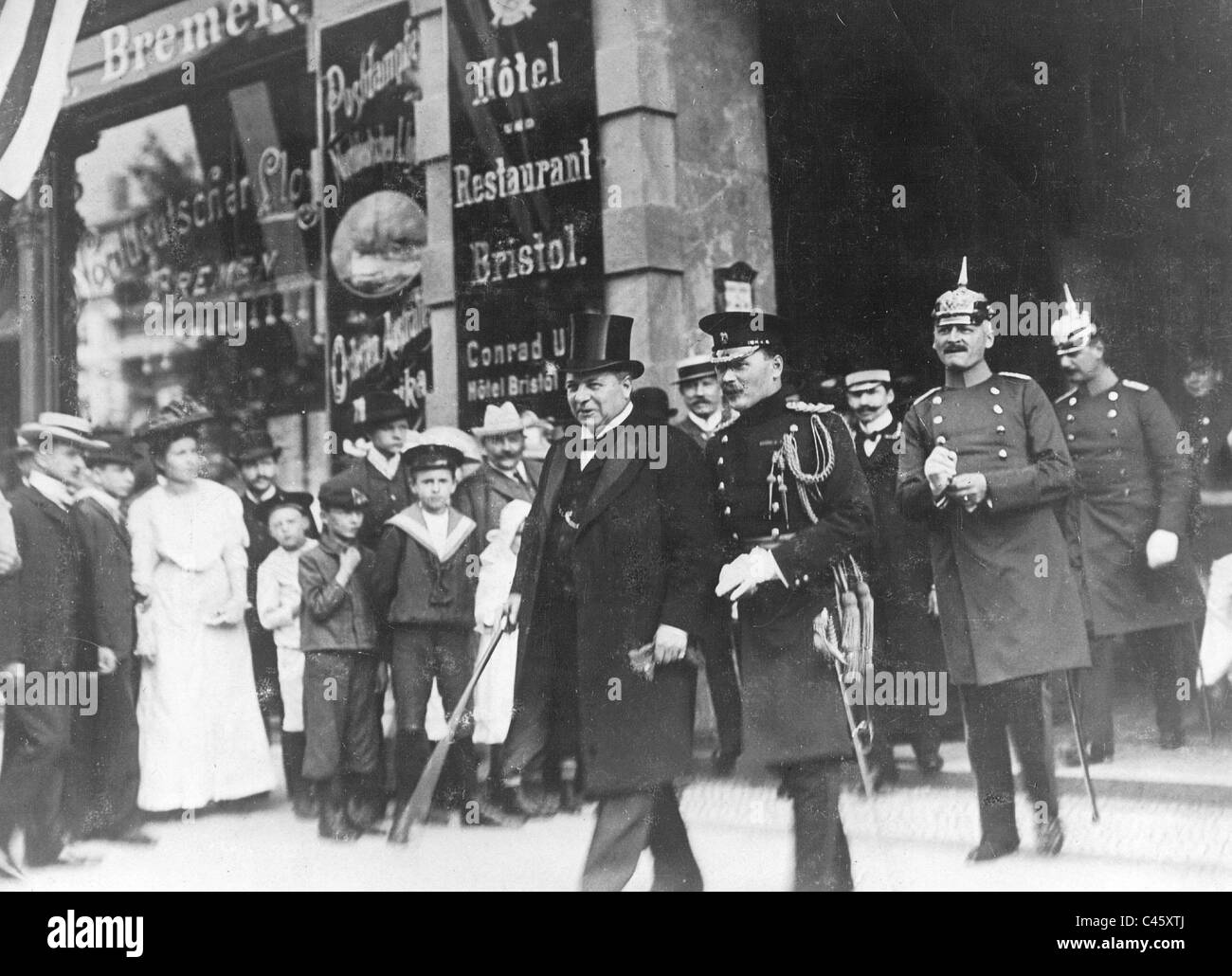 Richard Burton Haldane dans Berlin, 1906 Banque D'Images