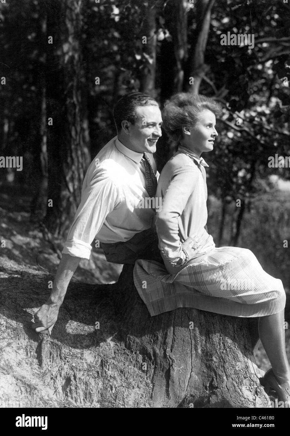 Willy Fritsch et Lilian Harvey Banque D'Images