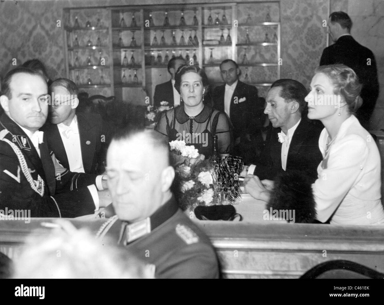 Reich Ministre Dr. Josef Goebbels avec sa femme Magda Goebbels Banque D'Images