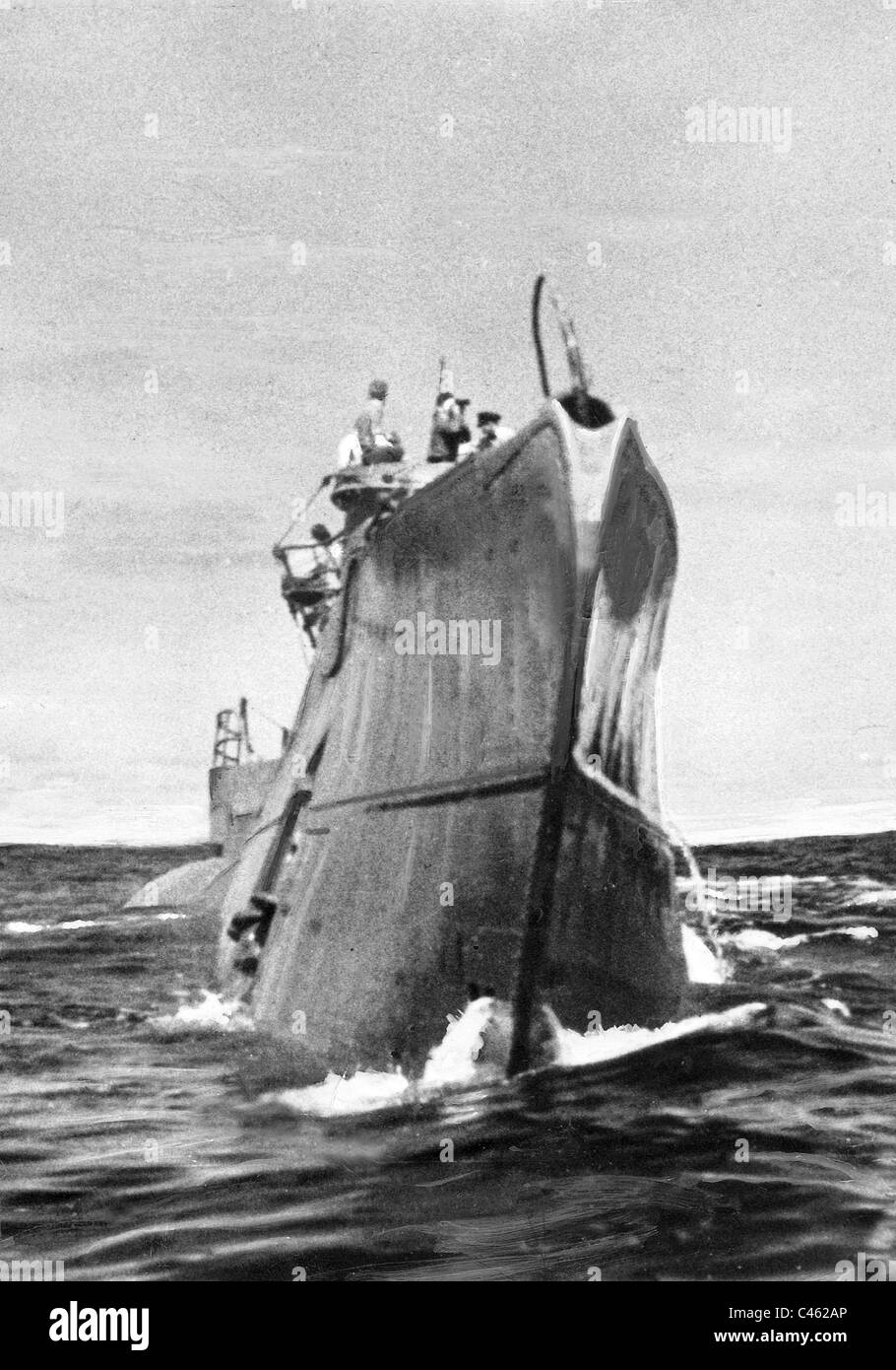 U-boat allemand durant la Seconde Guerre mondiale Banque D'Images