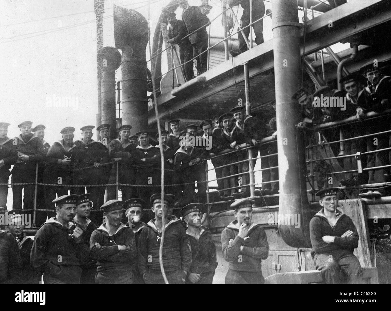 Croiseur auxiliaire allemand Banque de photographies et d’images à