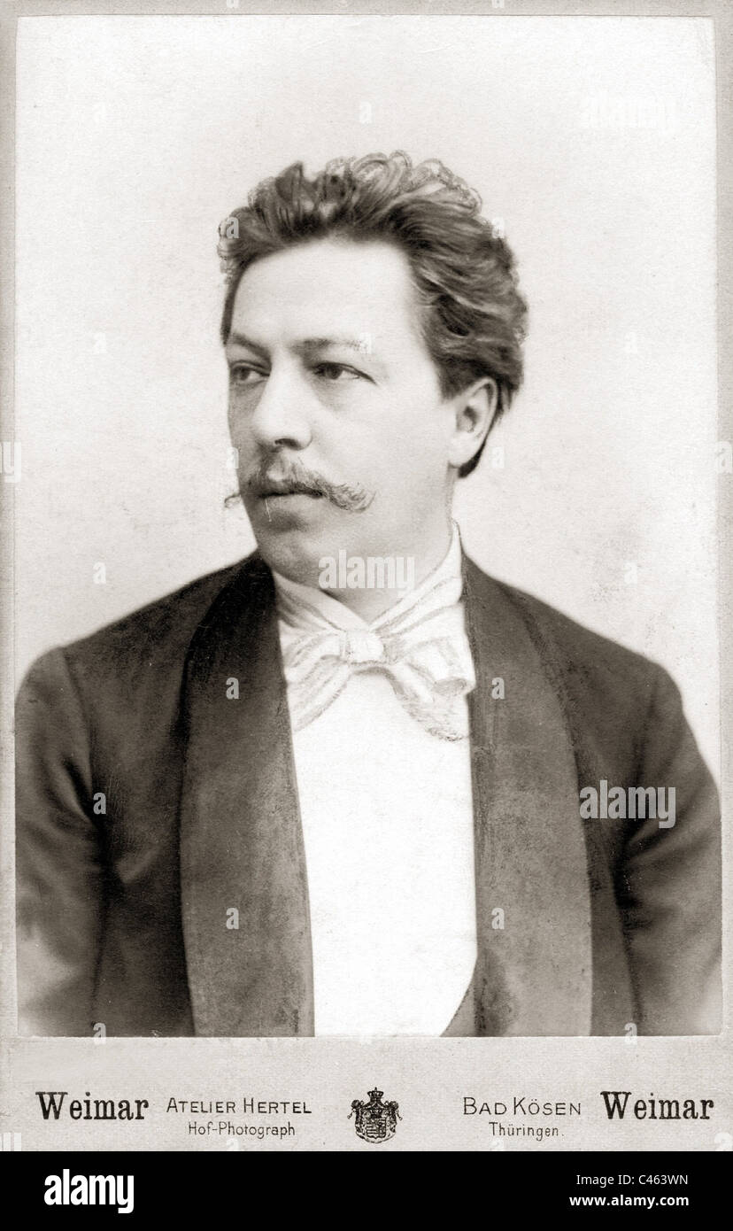 Conrad Ansorge, 1900 Banque D'Images