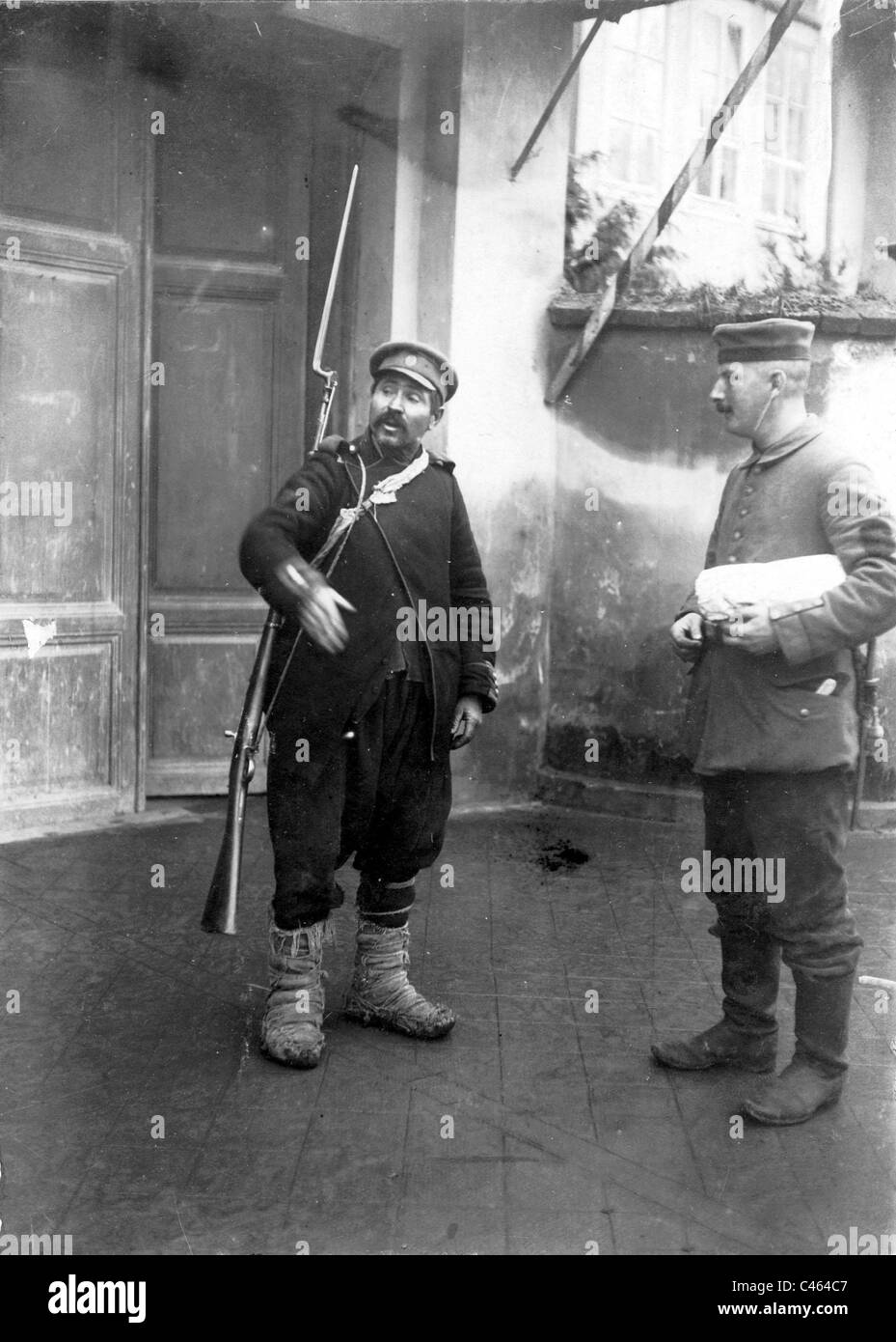 La troisième classe bulgare fantassin, 1916 Banque D'Images