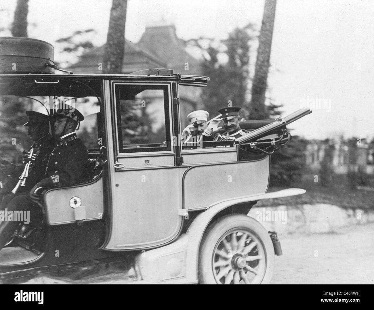 L'empereur Guillaume II et le Tsar Ferdinand I de Bulgarie, 1912 Banque D'Images