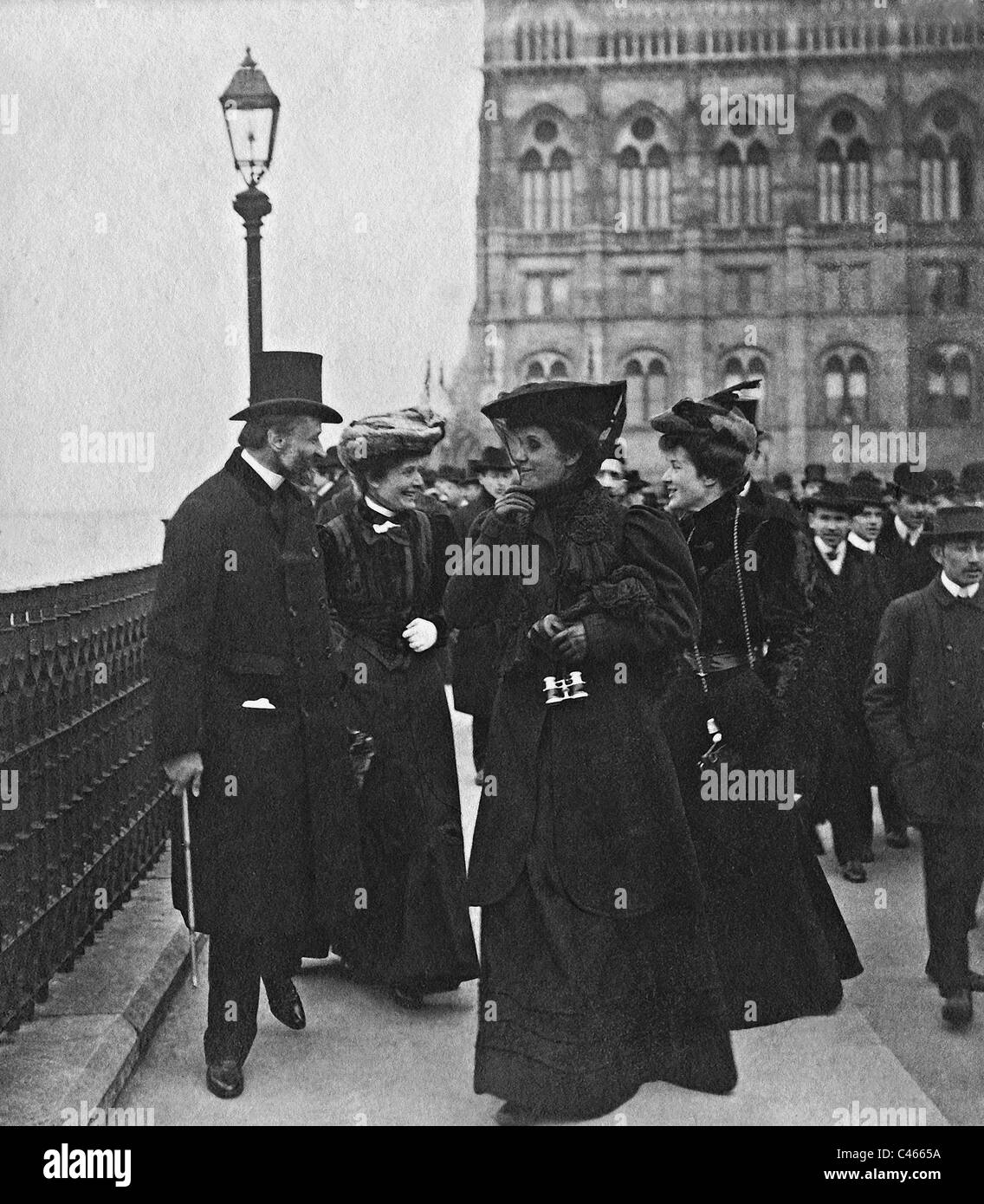 Count Gyula Andrassy à Budapest, 1906 Banque D'Images