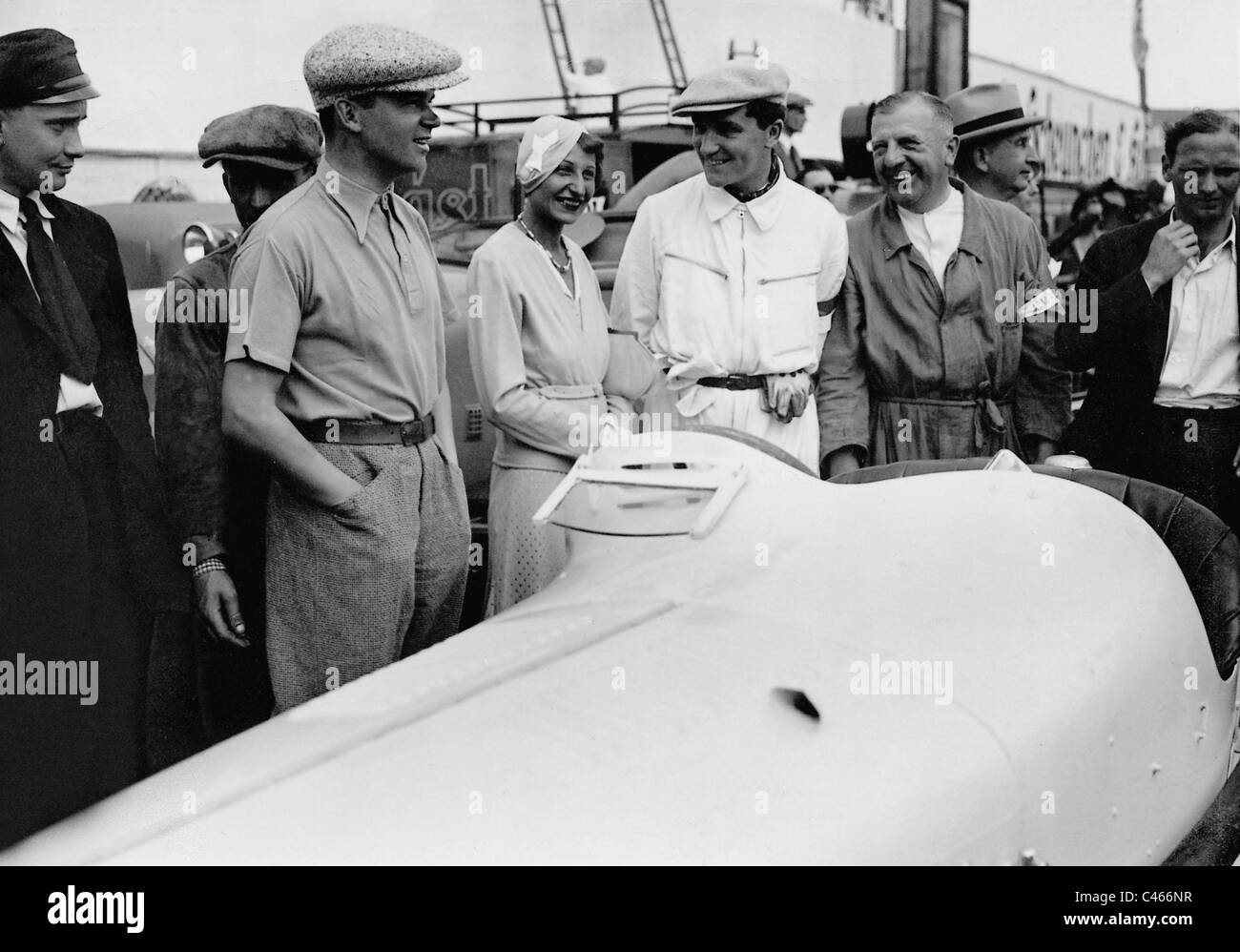 Manfred von Brauchitsch et Rudolf Caracciola, 1932 Banque D'Images