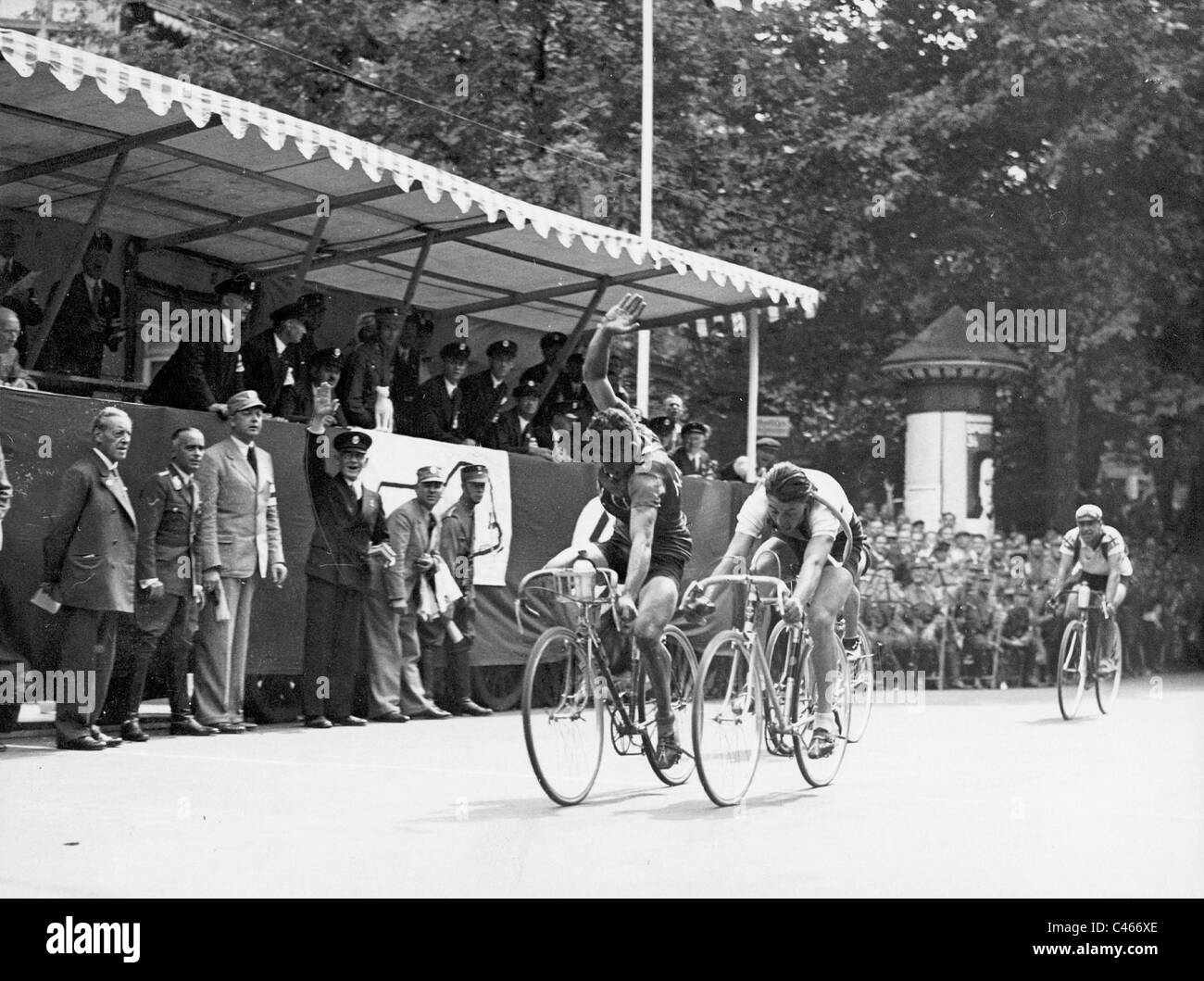 La course sur route Championnat du Monde en Allemagne, 1935 Banque D'Images