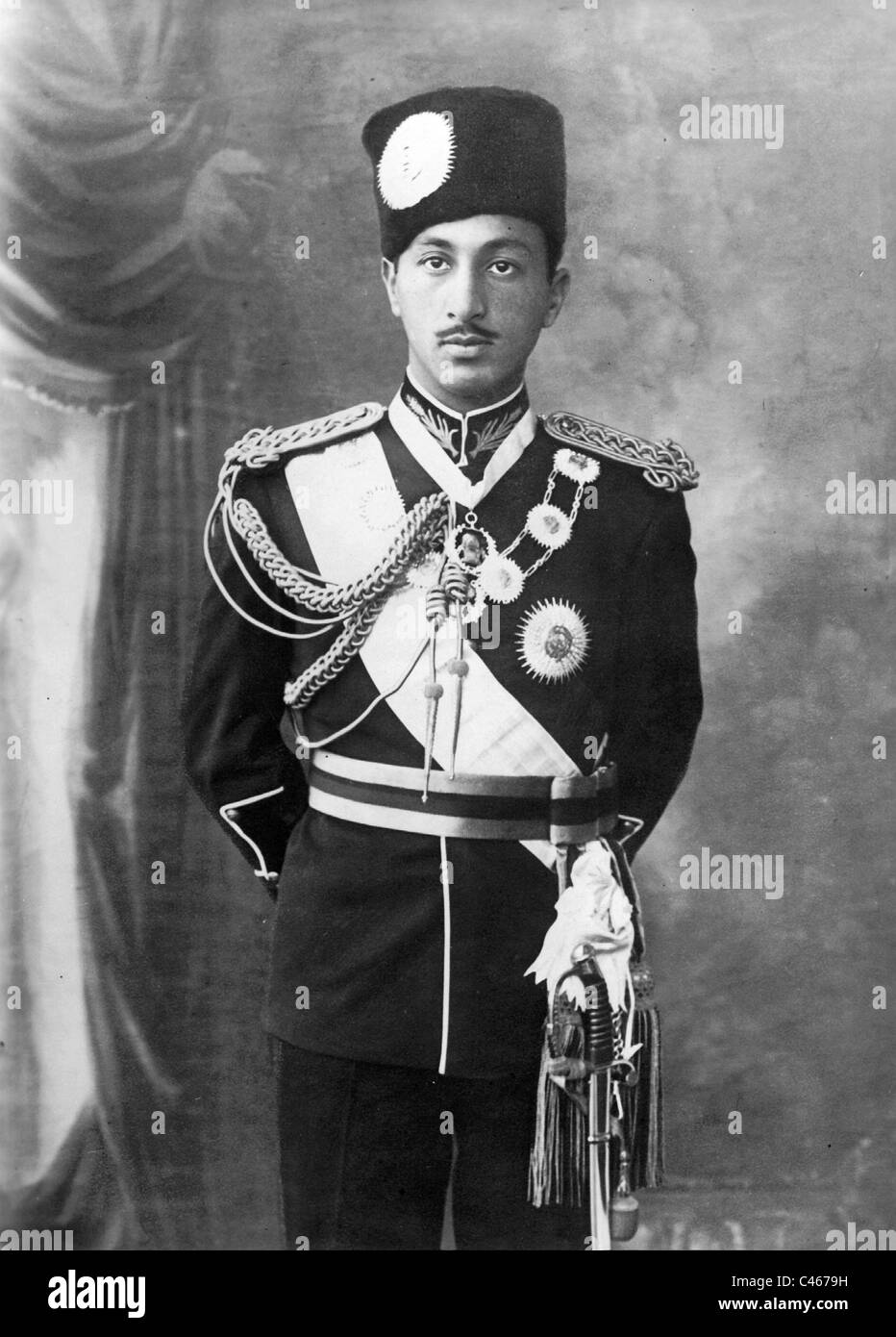 Le roi Mohammed Zaher Shah, 1934 Banque D'Images