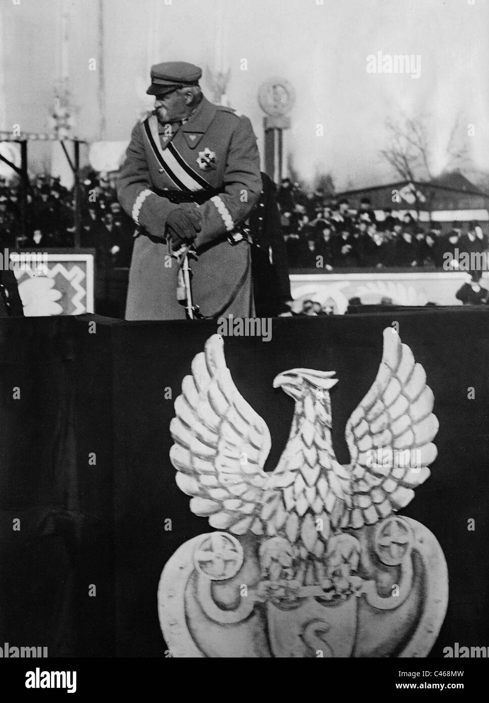 Jozef Pilsudski, 1934 Banque D'Images