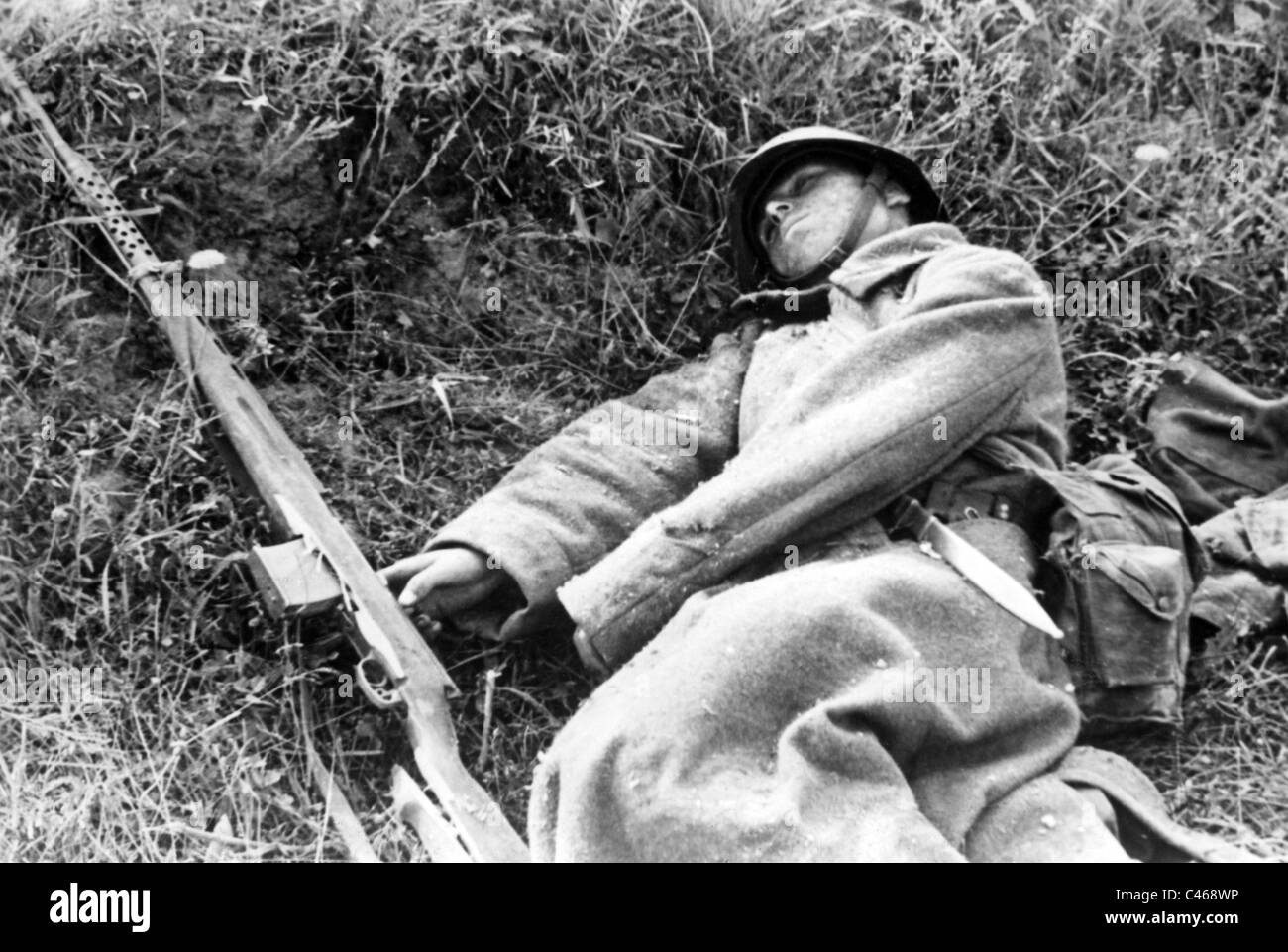 Seconde Guerre mondiale : soldats morts de l'Armée rouge sur le front de l'Est Banque D'Images