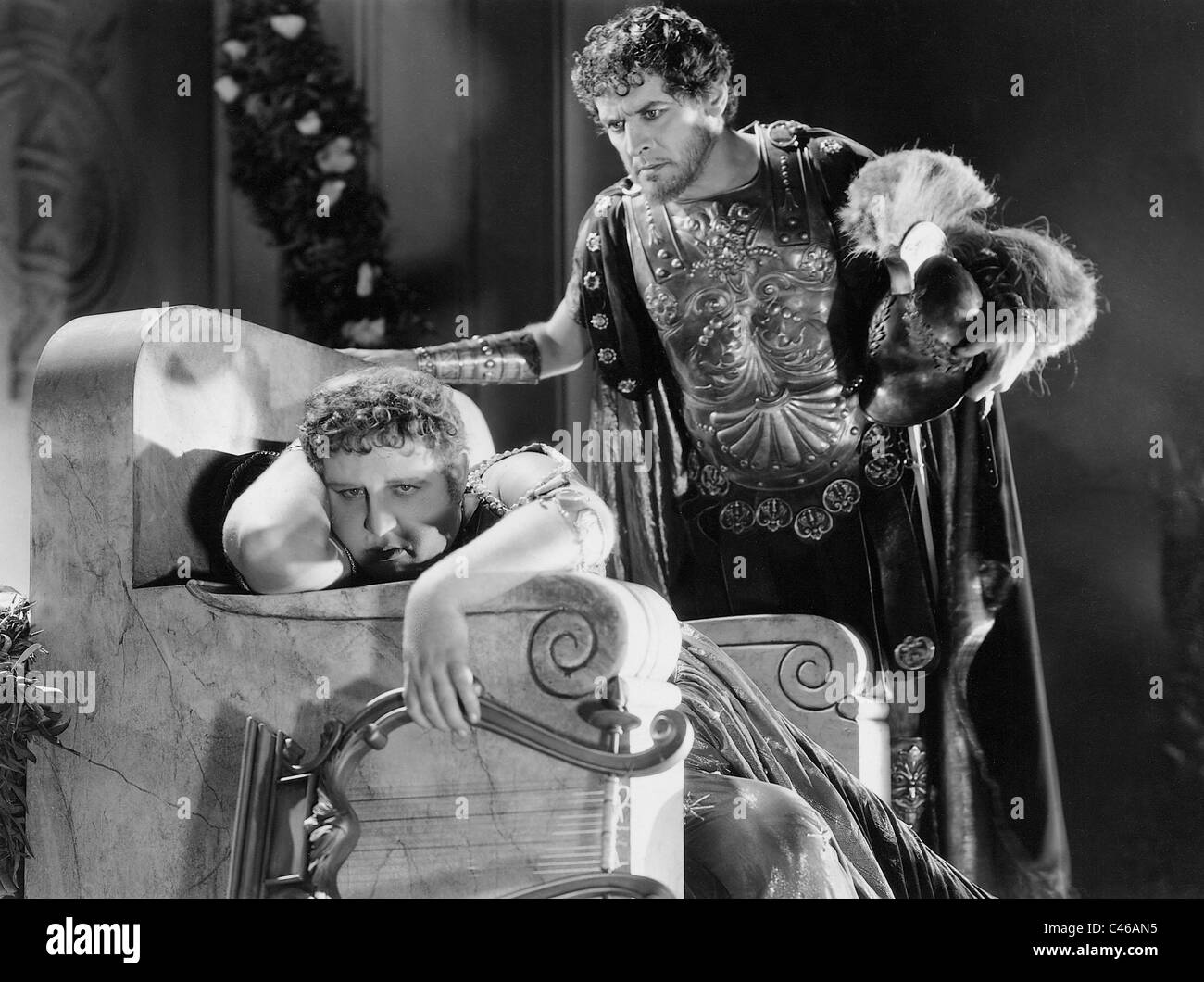 Charles Laughton et Ian Keith dans 'le signe de la Croix', 1932 Banque D'Images