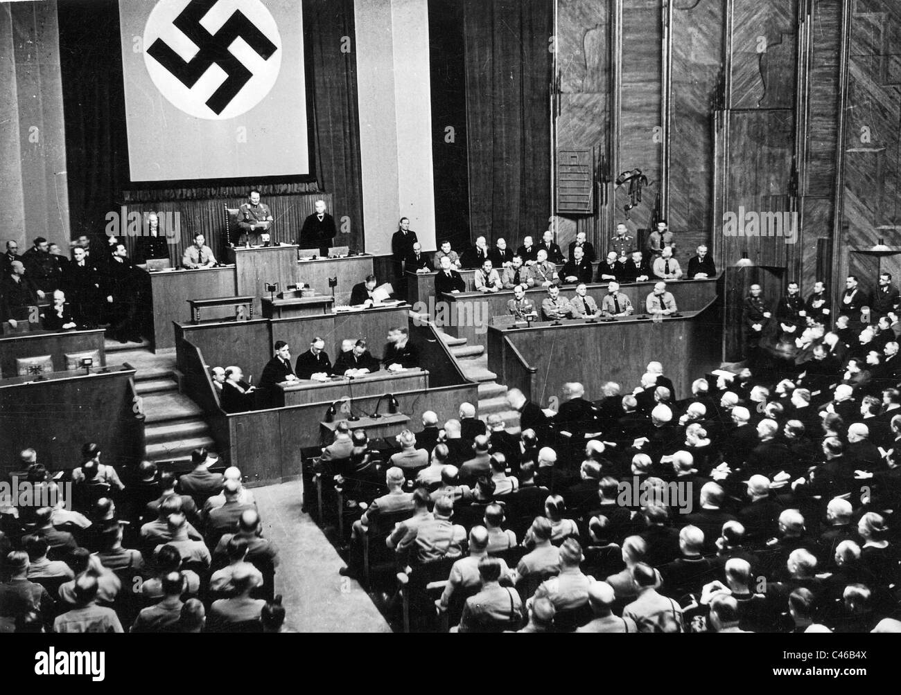 Hermann Goering ouvre le Reichstag, 1933 Banque D'Images