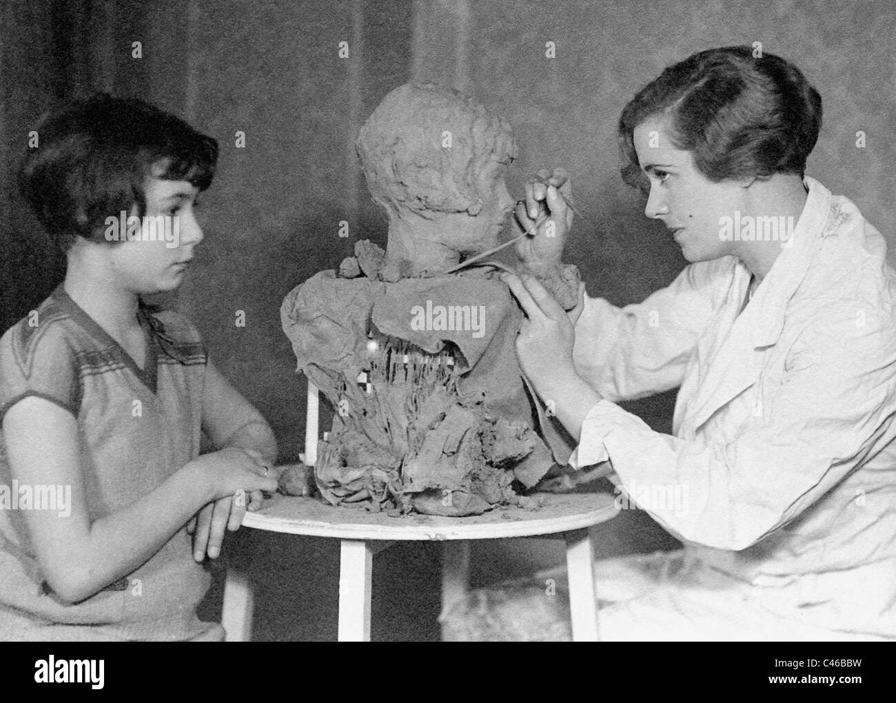 Olga Chekhova et sa fille Ada Banque D'Images