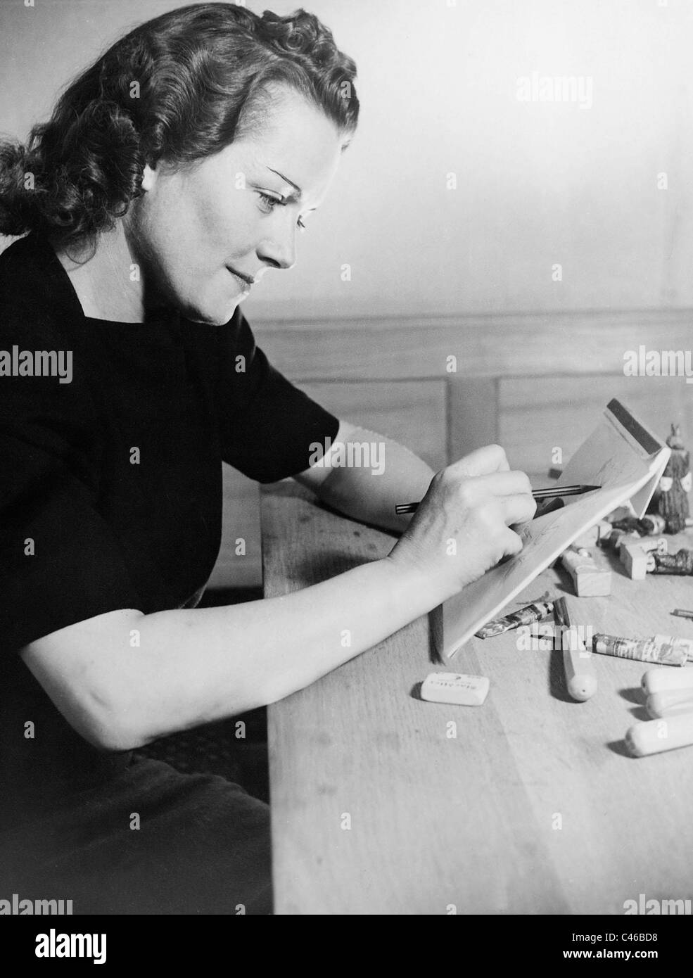 Olga Chekhova, 1941 Banque D'Images