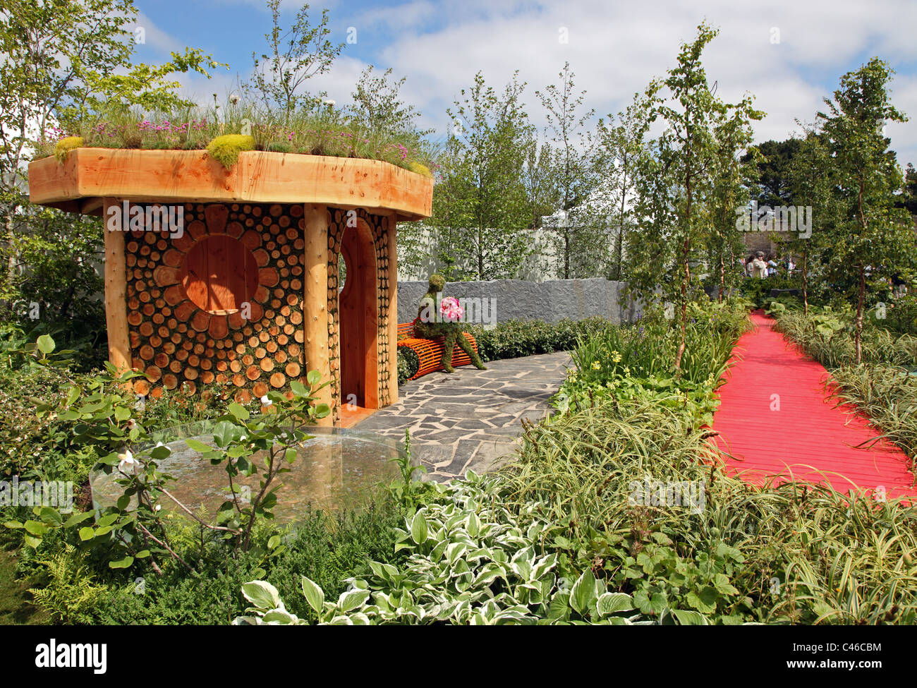 Jardin, jardin spectacle Growise par Tim Austen pour Bloom, Phoenix Park, Dublin, Irlande Banque D'Images