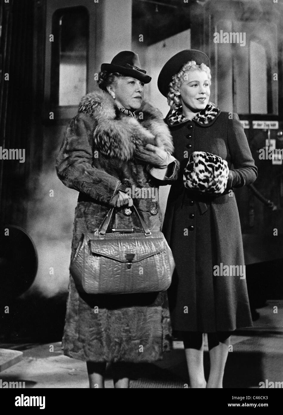 Wuest et Ida Charlott Daudert dans 'Le sage Mère', 1939 Banque D'Images